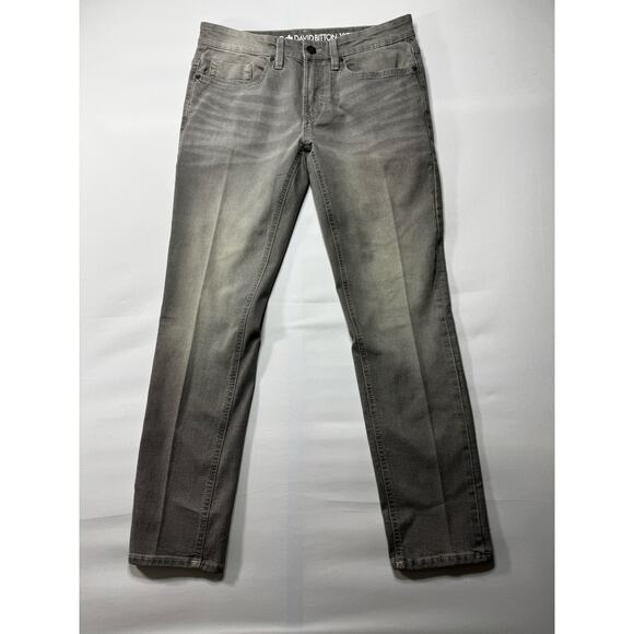 Buffalo David Bitton Men's Ash-X Slim Stretch Gray Denim Jeans - Size 30x29.5 - Picture 1 of 8